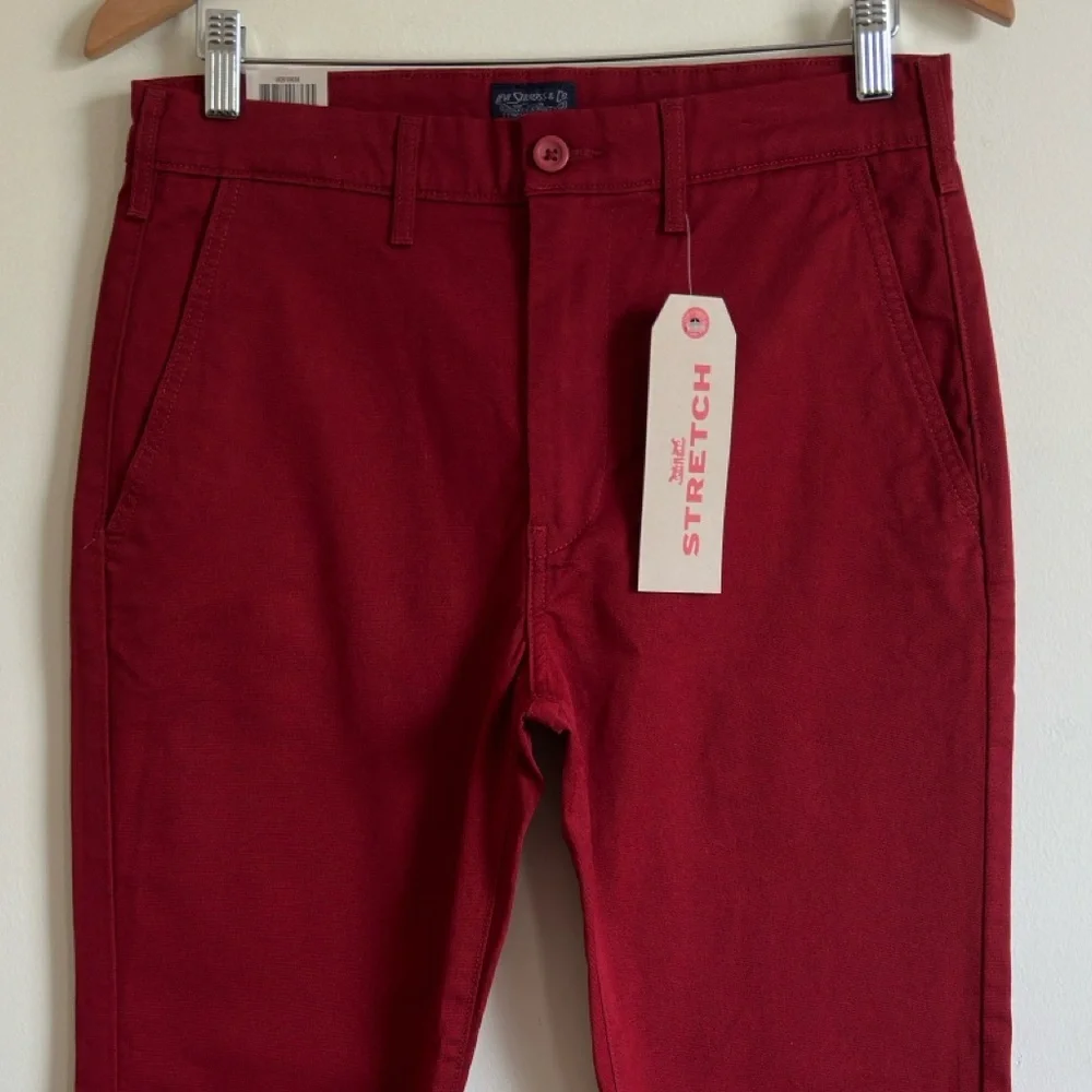 Levi’s || straight chino stretch Red Men's Denim size 30x32